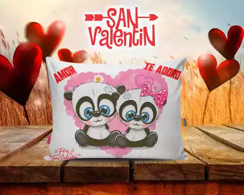 vectores plantilas SAN VALENTIN,FESTEJO,FESTIVIDAD,AMOR,DUOS,COJINES,CARICATURA,DISNEY,